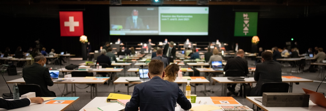 Der Kantonsrat tagt in den Olma-Hallen